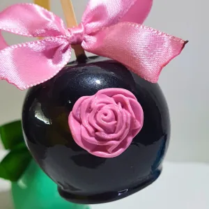 maçã do amor preta